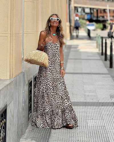 MAISIE | RELAXED FIT DRESS WITH OPEN BACK