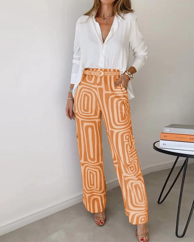 Olivia I 2 Piece Set Pattern Pants