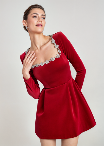 Kora | CLASSY VELVET DRESS