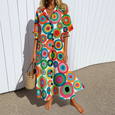 Jasmine | Elegant Slimming Cotton Dress