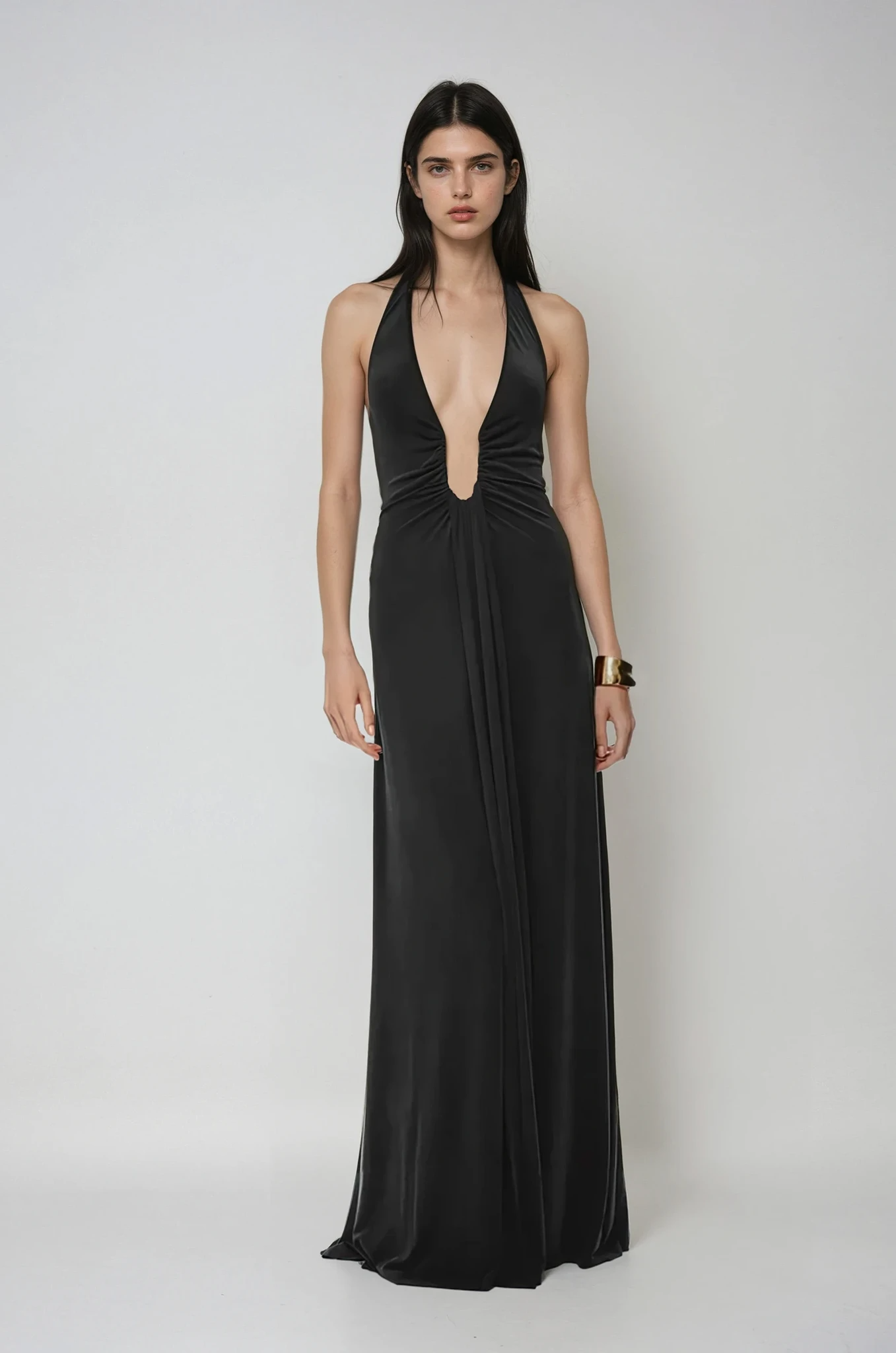 Soline – Cupro Maxi Dress