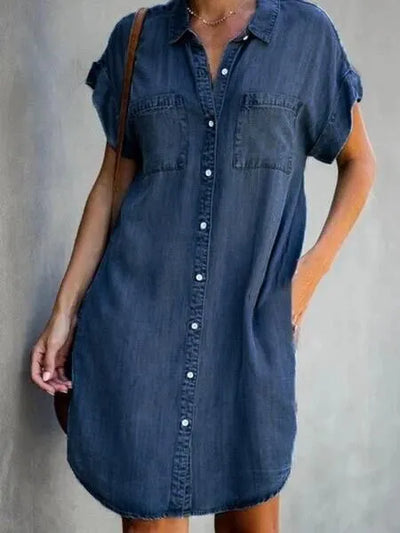 Emily™ Denim Shirt Dress