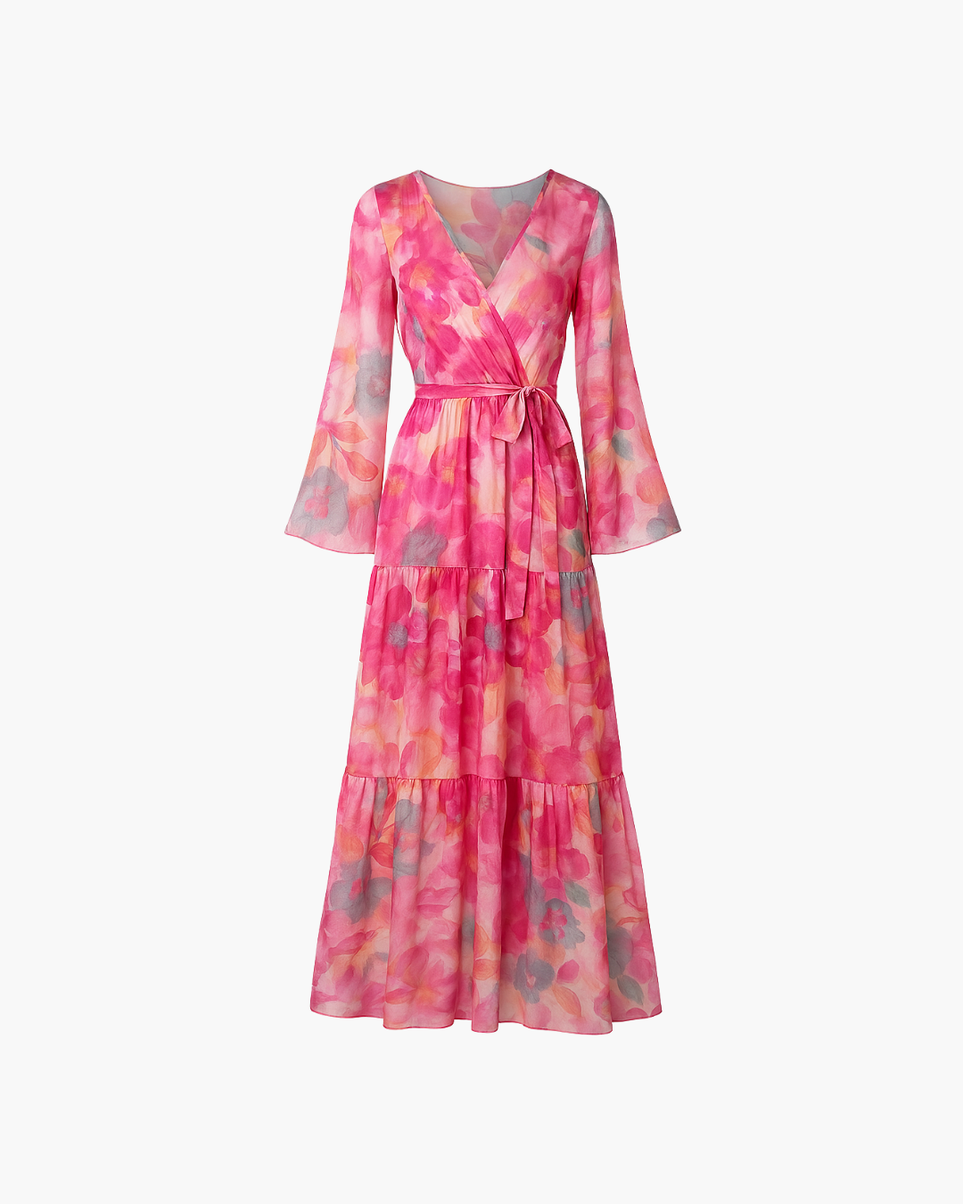 GEORGINA | STYLISH SILK-BLEND MIDI DRESS