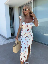 Juliet | Midi Dress with Side Slit