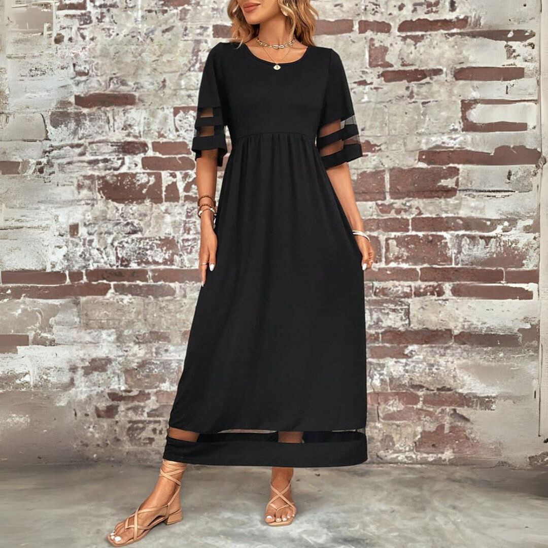 Isabelle Hart | Elegant A-Line Midi Dress