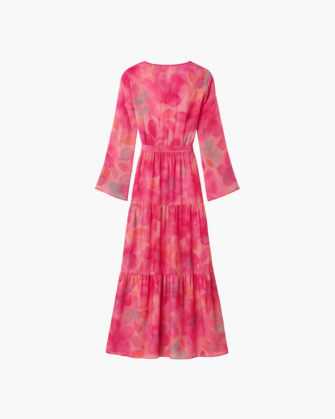GEORGINA | STYLISH SILK-BLEND MIDI DRESS