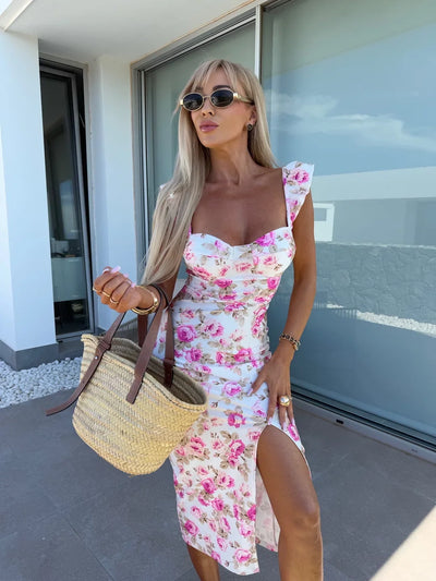 Juliet | Midi Dress with Side Slit