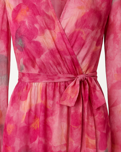 GEORGINA | STYLISH SILK-BLEND MIDI DRESS