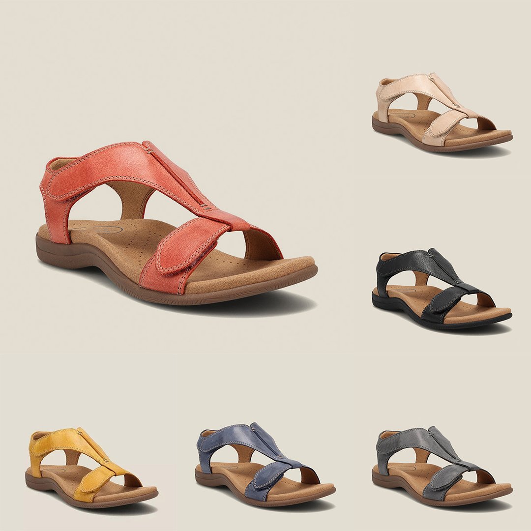 Giulia™ | Orthopedic Leather Sandals