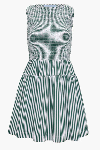 Tavisha – Striped Smocked Mini Dress