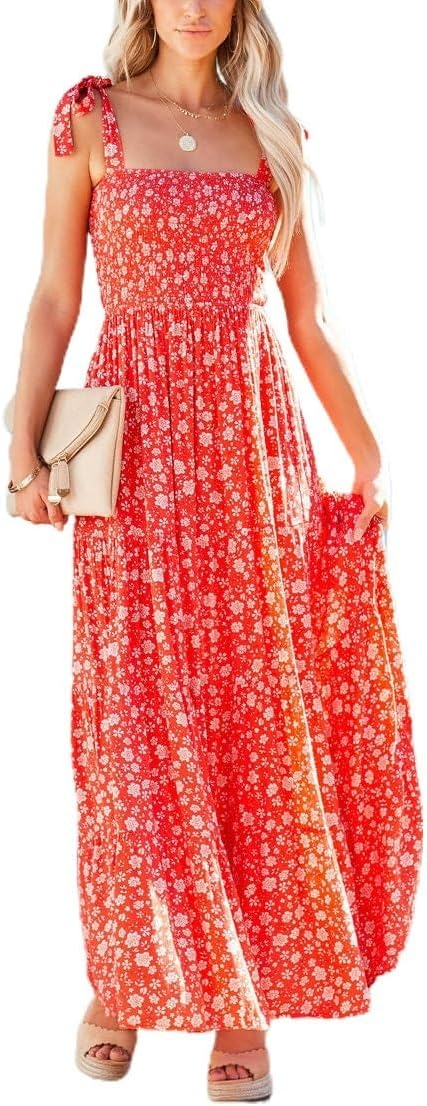 Solenya – Bohemian Floral Sling Dress