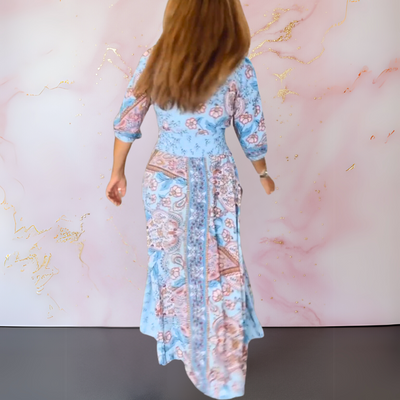 Marga | Elegant V-Neck Summer Dress