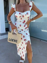 Juliet | Midi Dress with Side Slit