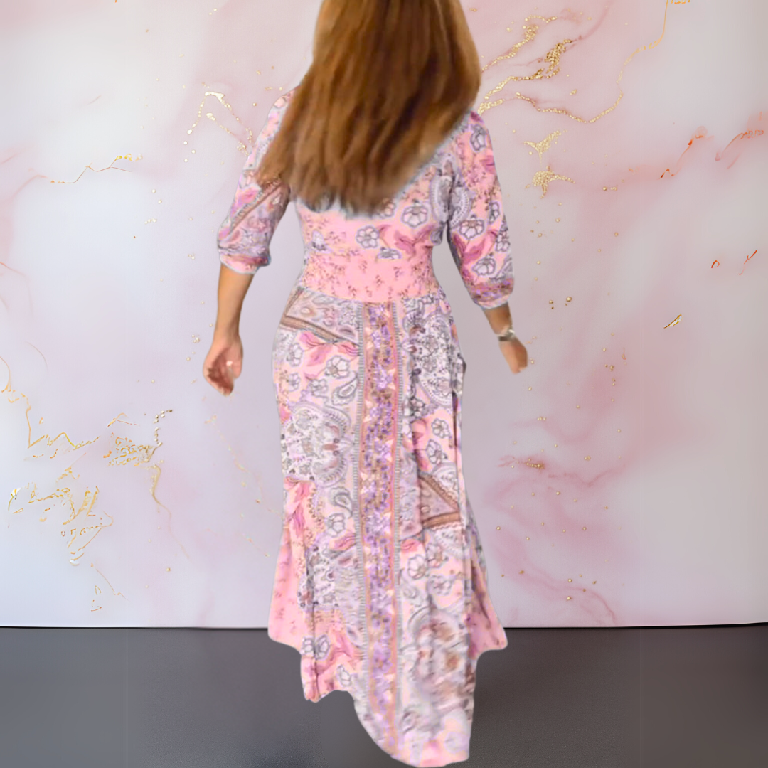 Marga | Elegant V-Neck Summer Dress