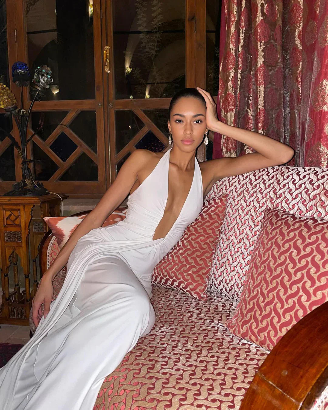 Soline – Cupro Maxi Dress