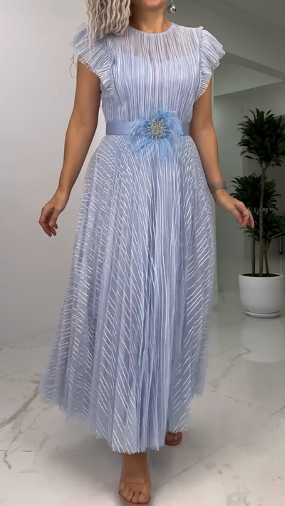 Lunara | Fitted Chiffon Dress