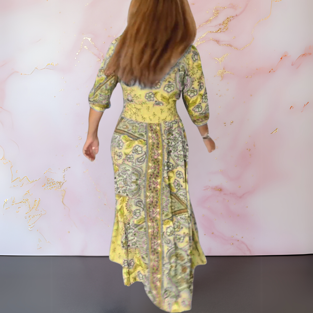 Marga | Elegant V-Neck Summer Dress