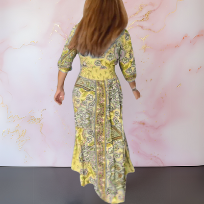 Marga | Elegant V-Neck Summer Dress