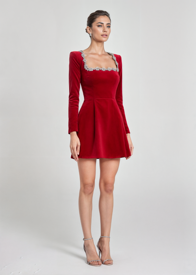 Kora | CLASSY VELVET DRESS