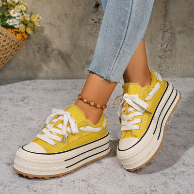 Flora™ | Women’s Fringed Platform Sneakers