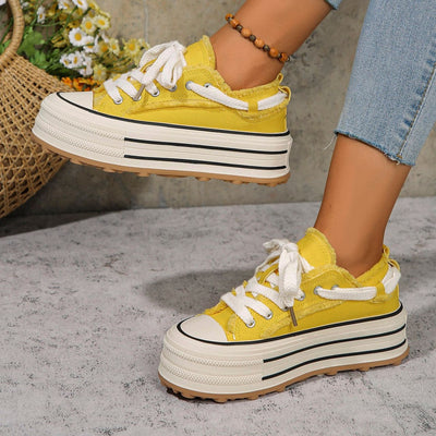 Flora™ | Women’s Fringed Platform Sneakers