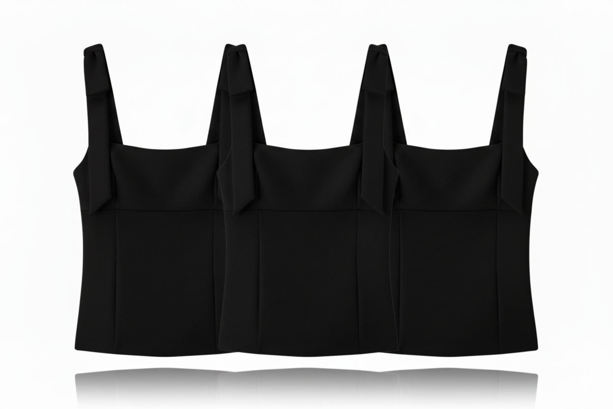 Aurora Structured Strap Top - 3 FOR THE PRICE OF 1