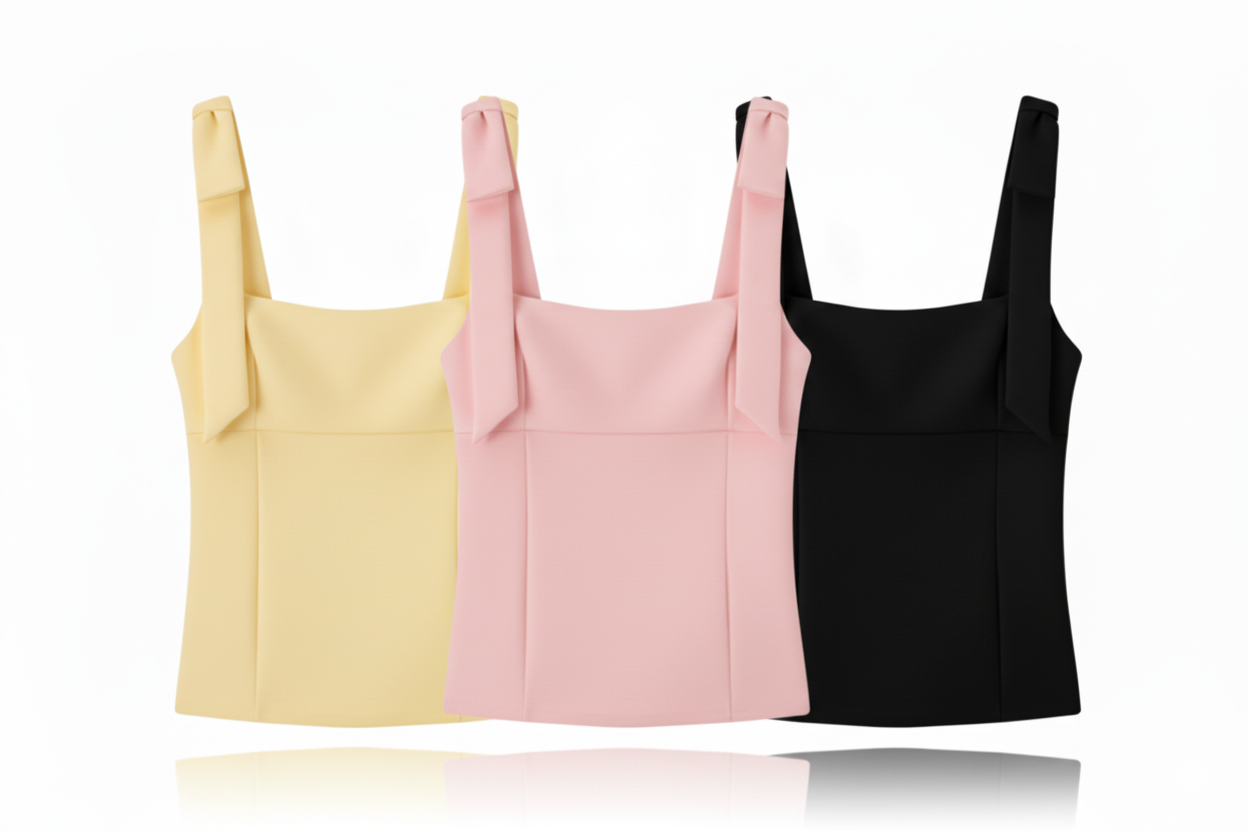 Aurora Structured Strap Top - 3 FOR THE PRICE OF 1