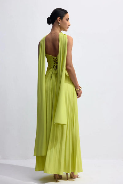 IsavelleSoirée – Strapless Pleated Maxi Dress