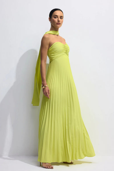 IsavelleSoirée – Strapless Pleated Maxi Dress