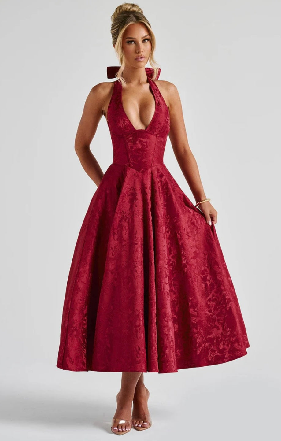 Simran The Floriane Midi Dress