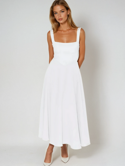 Luretta – Modern Sleeveless Midi Dress