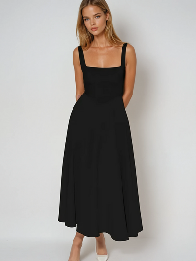 Luretta – Modern Sleeveless Midi Dress