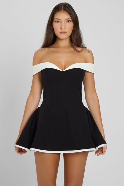 TALEIAH | ELEGANT CORSET-STYLE BABYDOLL MINI DRESS