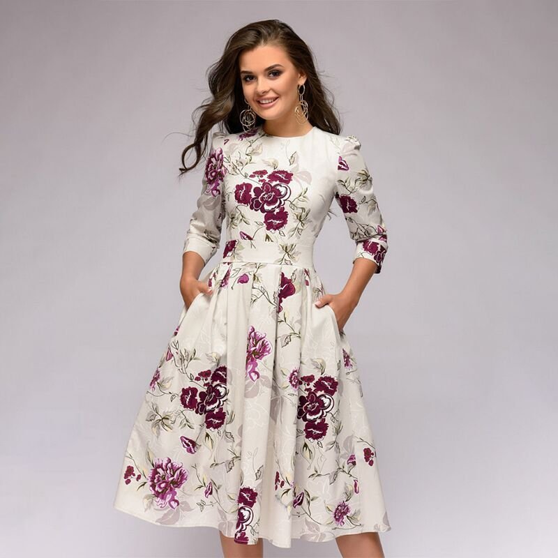 Sibylle Quinn | Elegant Floral Dress