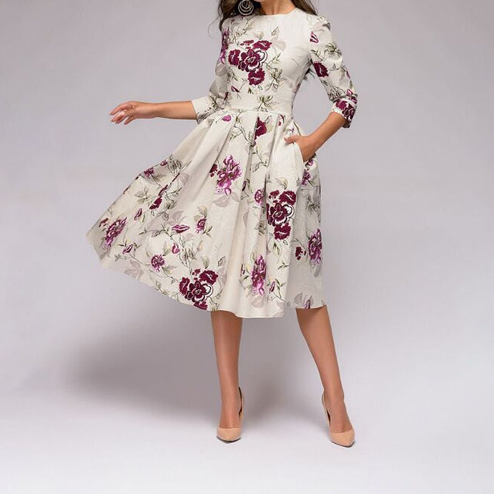 Sibylle Quinn | Elegant Floral Dress