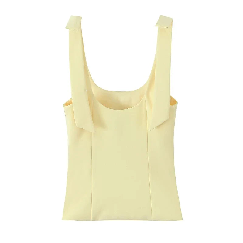 Aurora Structured Strap Top - 3 FOR THE PRICE OF 1