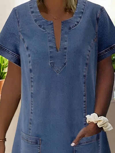 Margaret | Soft Denim Dress