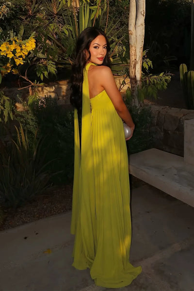 IsavelleSoirée – Strapless Pleated Maxi Dress