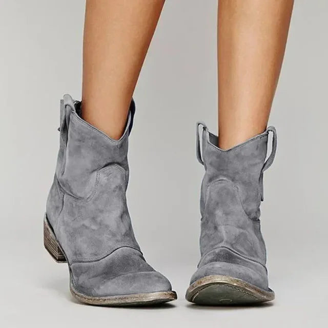 Destiny™ | Vintage Cowboy Ankle Boots