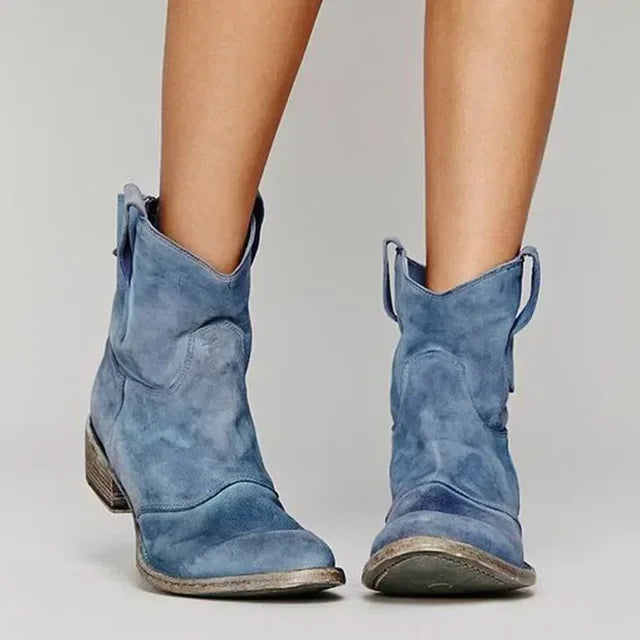Destiny™ | Vintage Cowboy Ankle Boots