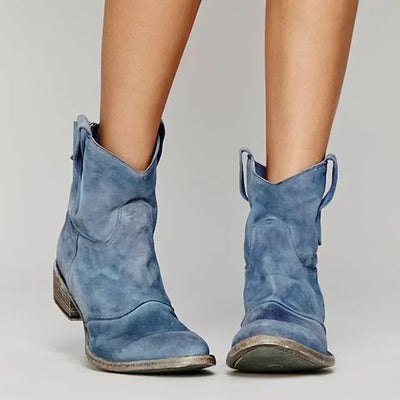 Destiny™ | Vintage Cowboy Ankle Boots
