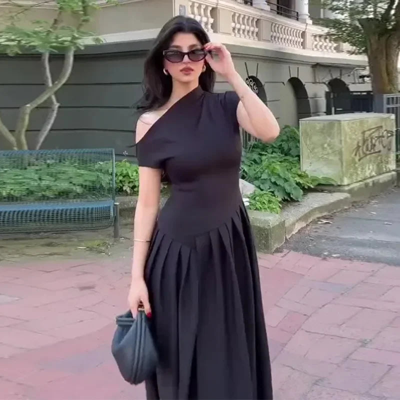 Clara Monroe | Short Sleeve Maxi Dress