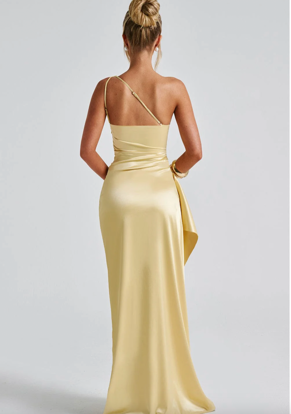 Amara | Elegant Long Satin Dress