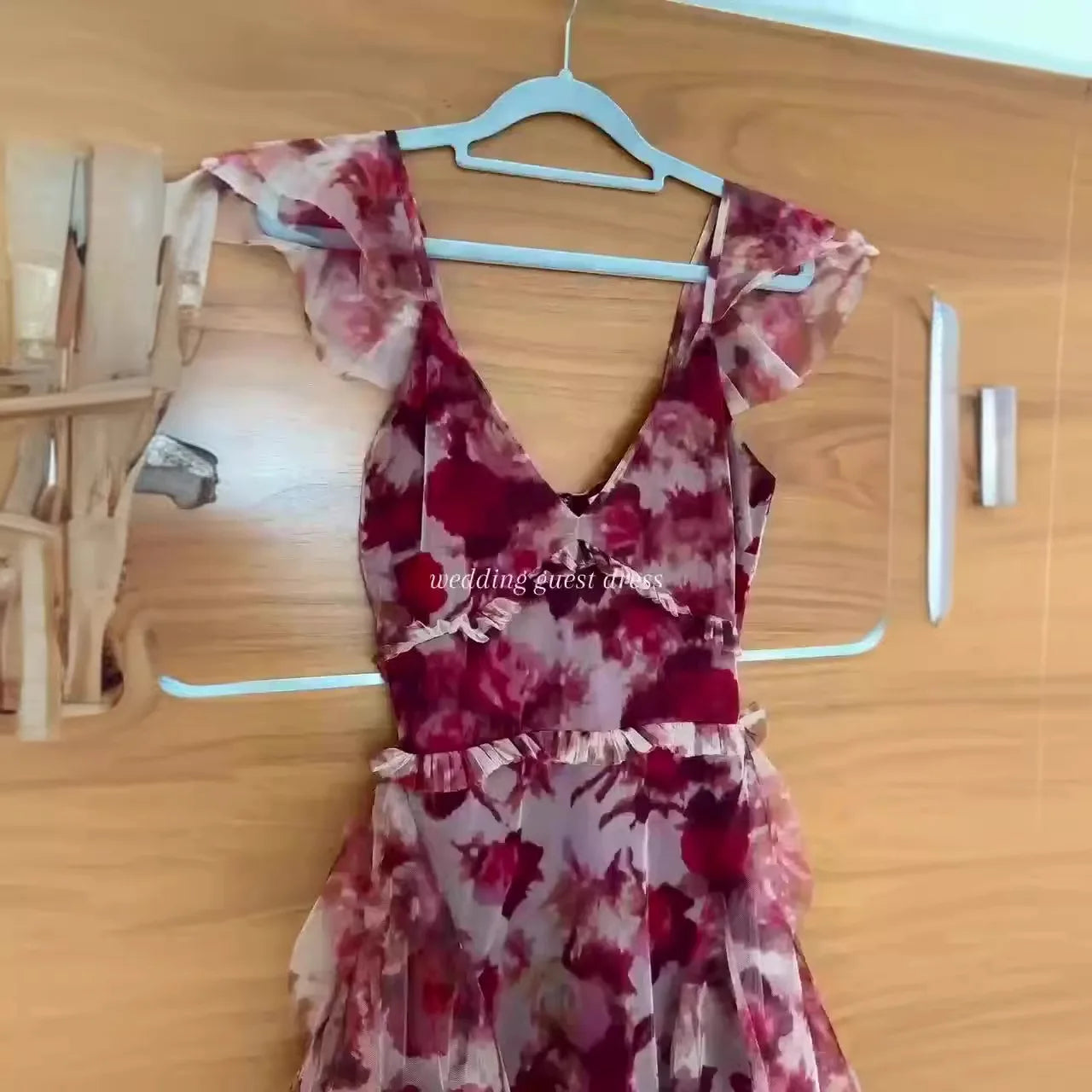 Flora | Floral Ruffle Detail Dress