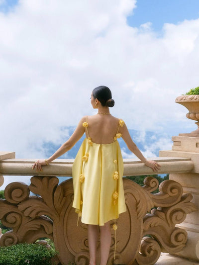 Fljora Rose Mini Dress