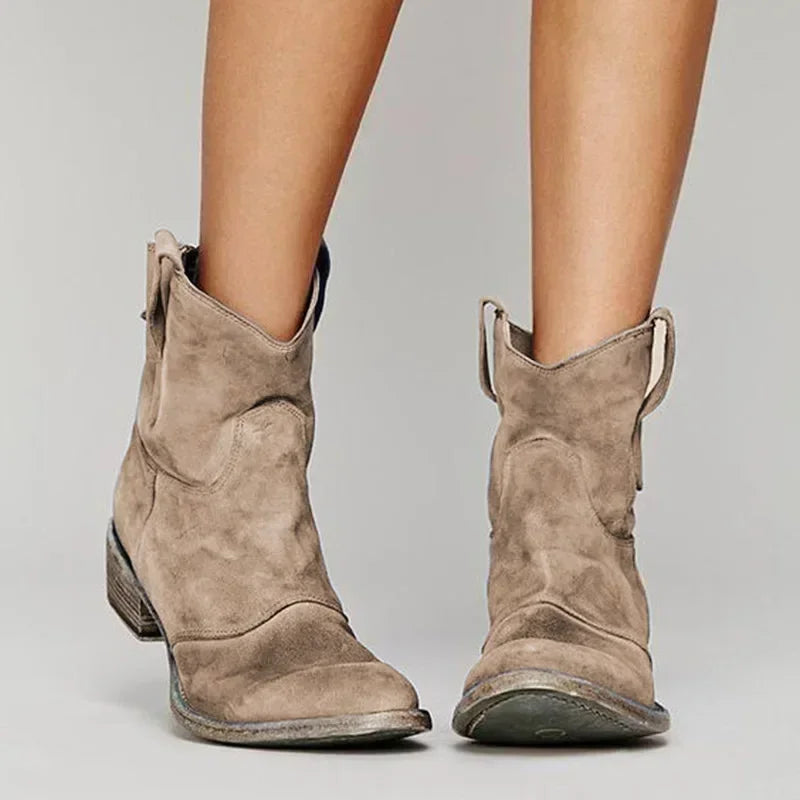 Destiny™ | Vintage Cowboy Ankle Boots