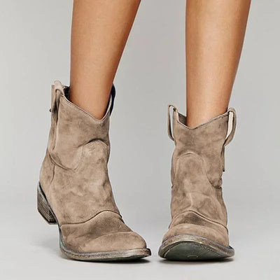 Destiny™ | Vintage Cowboy Ankle Boots