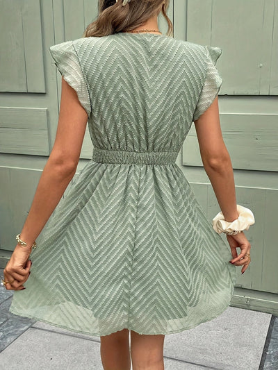 Evalise – Sleeveless V-Neck Summer Dress