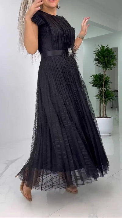 Lunara | Fitted Chiffon Dress