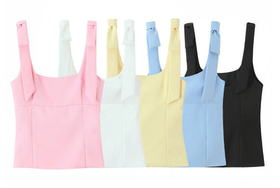 Aurora Structured Strap Top - 3 FOR THE PRICE OF 1